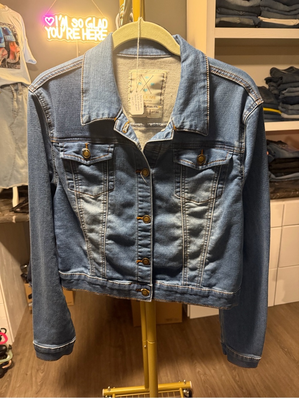 Classic Blue Denim Jacket - Women